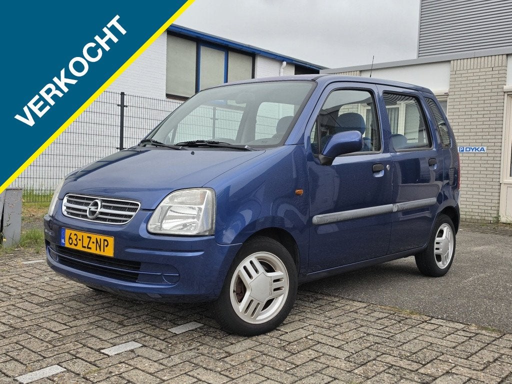 Opel Agila 1.2-16V Comfort 5-Deurs APK 07-2027 ✅, Auto's, Gebruikt, Blauw, Origineel Nederlands, Bedrijf