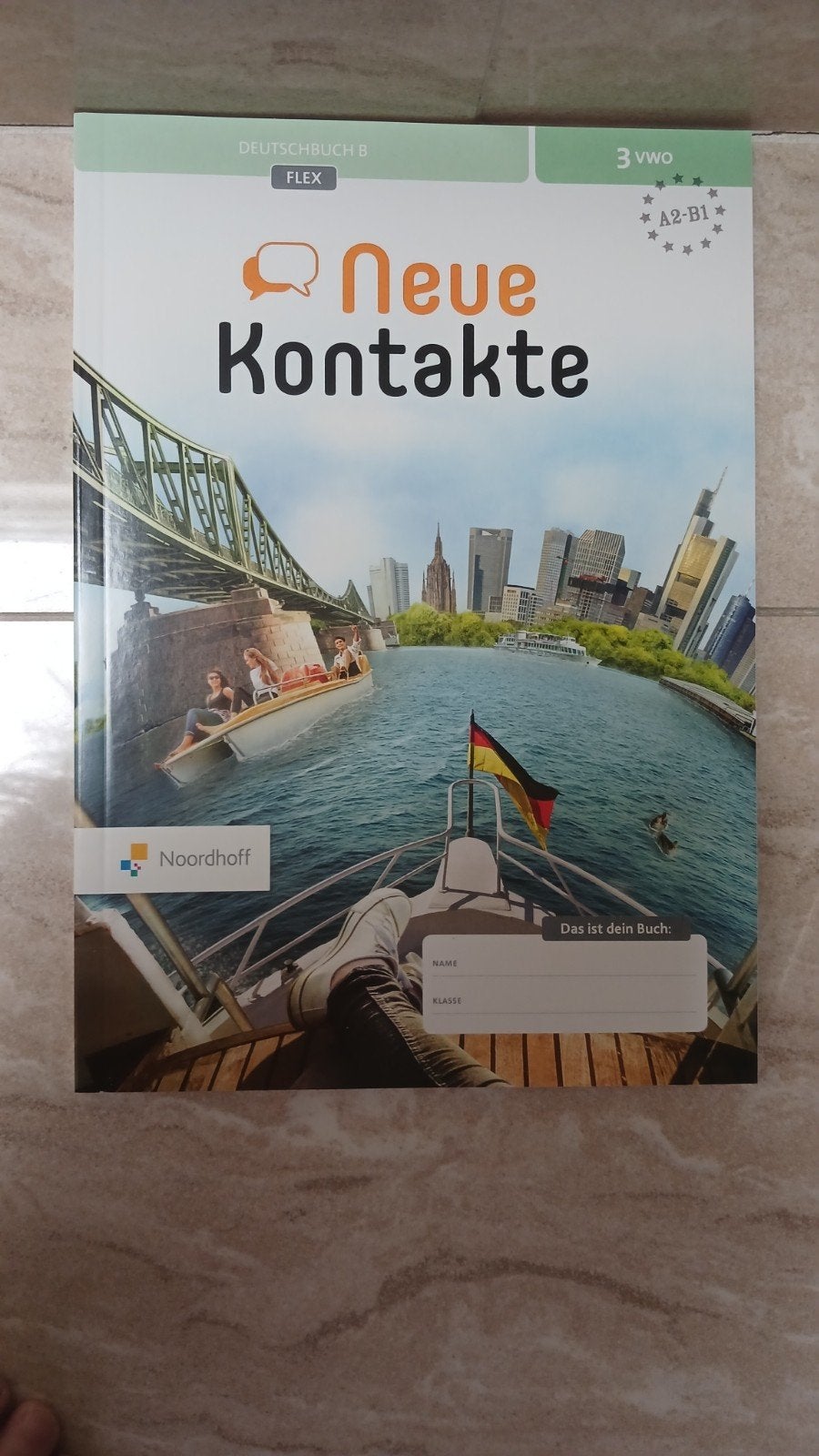 Nieuwe Kontakte Deutschbuch B 3 vwo Flex Noordhoff, Boeken, Studieboeken en Cursussen, Zo goed als nieuw, Alpha, Ophalen of Verzenden