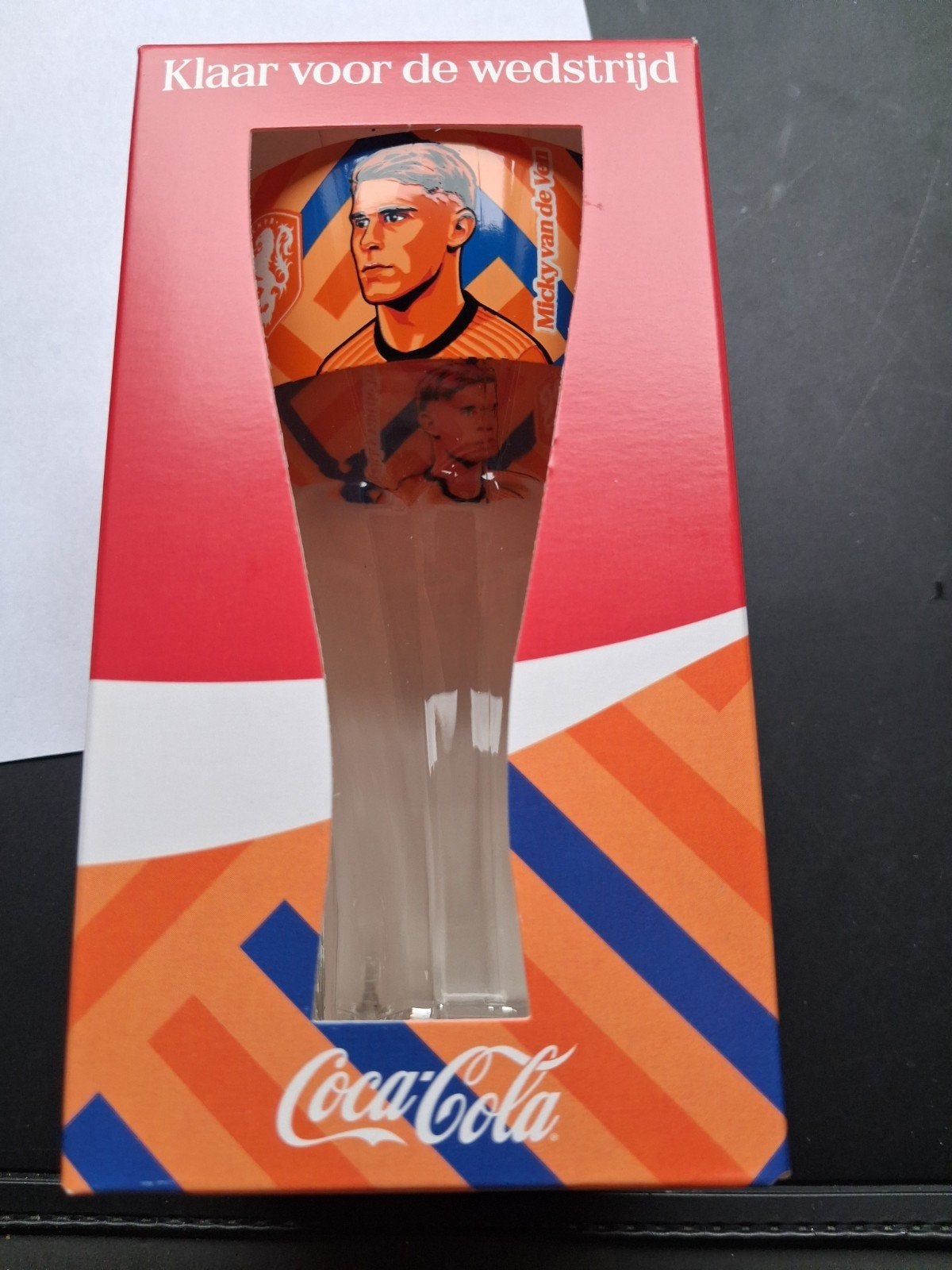 MICKEY VAN DER VEN COCA-COLA glas WK'26, Verzamelen, Ophalen of Verzenden, Feyenoord