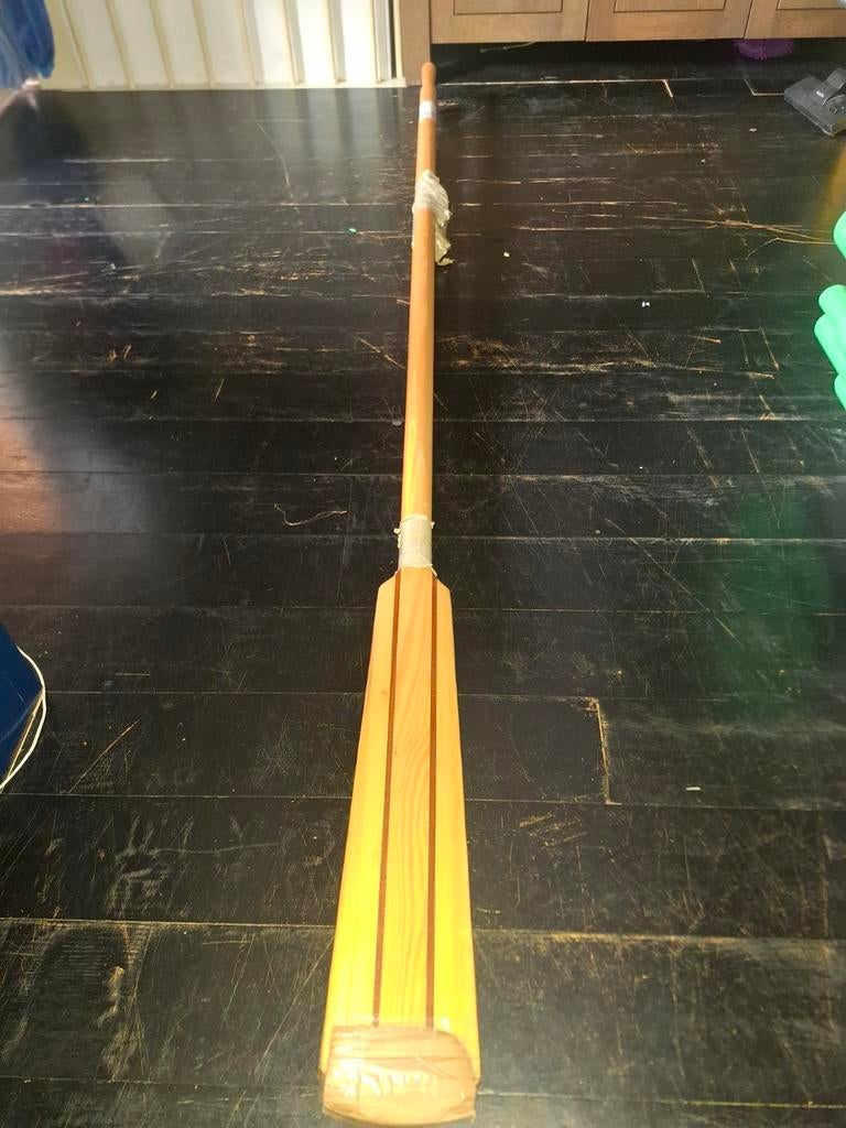 Nieuwe houten bootpeddel van Darekco, Ophalen of Verzenden, Nieuw, Enkelbladige peddel