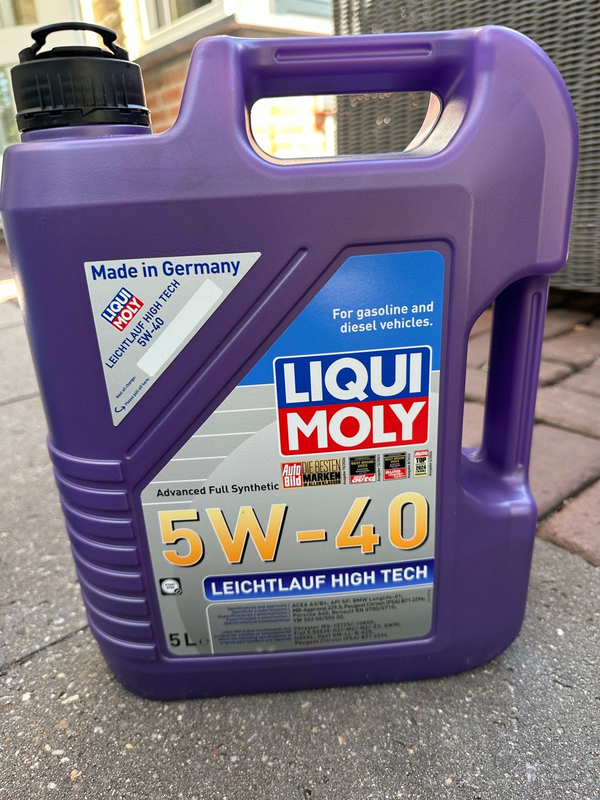 Liqui Moly 5W-40 Motorolie - 1,5 liter over, Ophalen, Gebruikt, Universele onderdelen