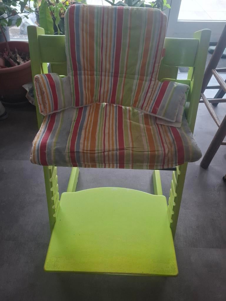 Stoken baby stoel, Huis en Inrichting, Stoelen, Gebruikt, Stoken, Wit, Ophalen of Verzenden