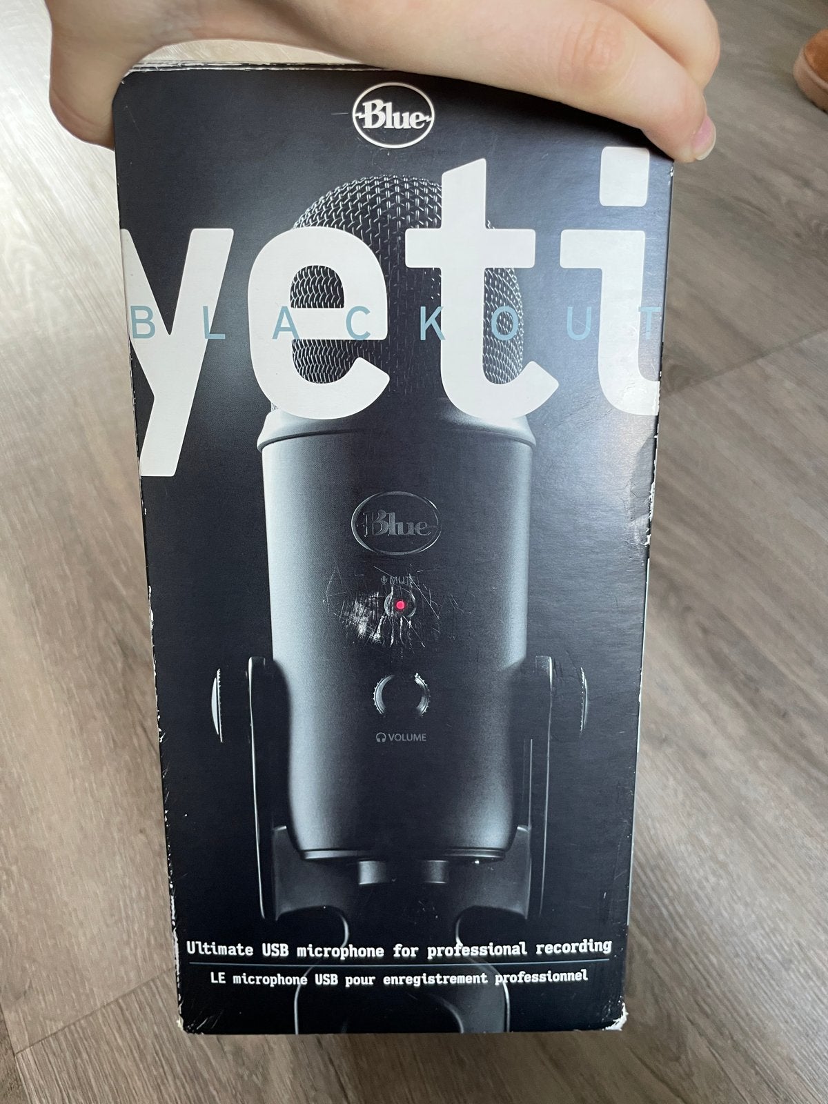 Blue Yeti Blackout USB Microfoon - Nieuwstaat, Ophalen of Verzenden, Zo goed als nieuw, Studiomicrofoon