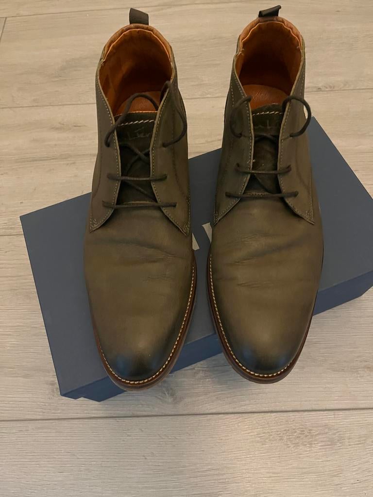 Van Lier heren schoenen maat 44, Kleding | Heren, Schoenen, Ophalen of Verzenden, Zo goed als nieuw, Bruin