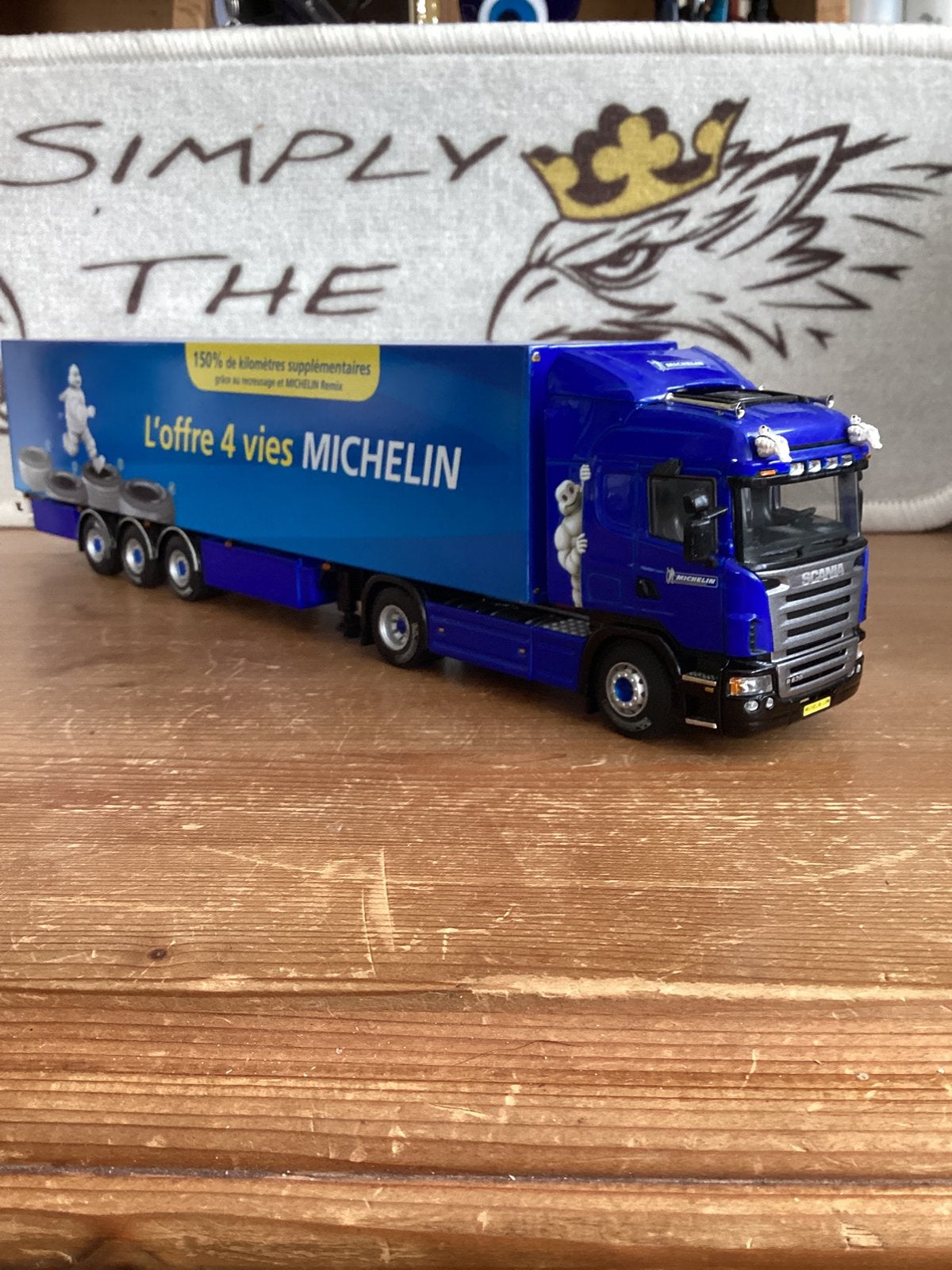 Scania Michelin, Hobby en Vrije tijd, Modelauto's | 1:50, Ophalen of Verzenden, Nieuw, Bus of Vrachtwagen, Wsi