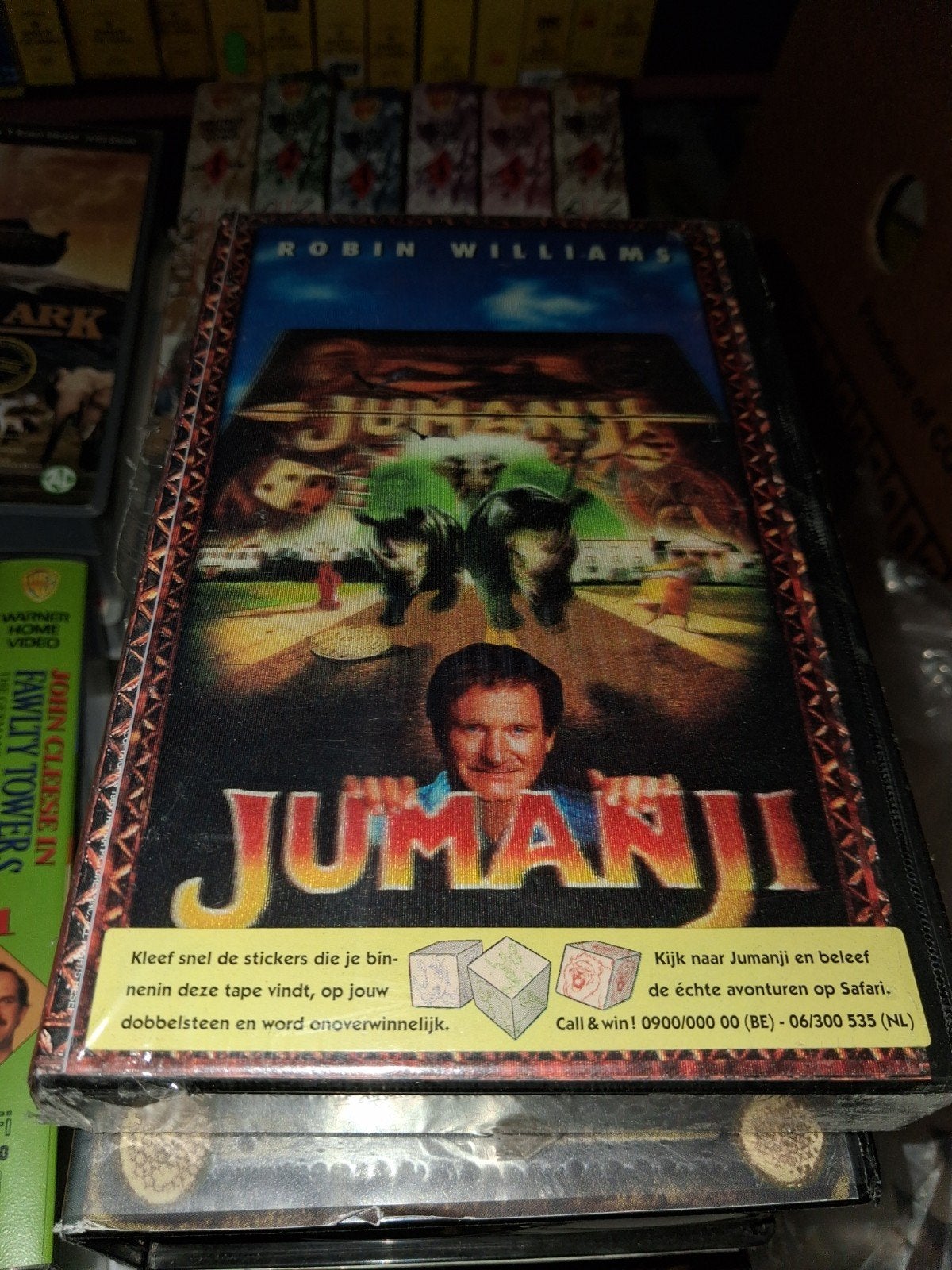 Vhs  - Jumanji, Alle leeftijden, Ophalen of Verzenden, Zo goed als nieuw