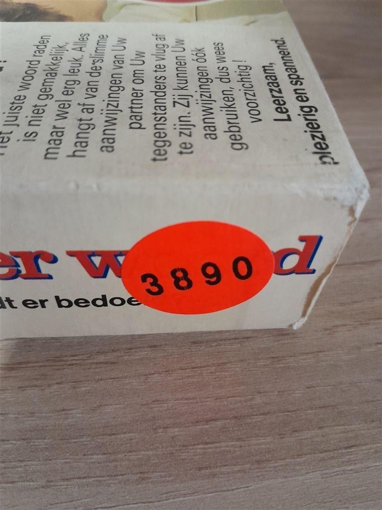 Stop ander woord - s3890, Hobby en Vrije tijd, Gezelschapsspellen | Bordspellen, Verzenden, Zo goed als nieuw