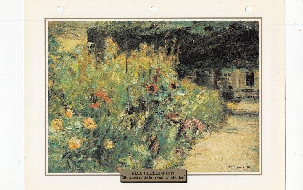 Max Liebermann - Bloemen in de tuin van de schilder (1995), Ophalen of Verzenden