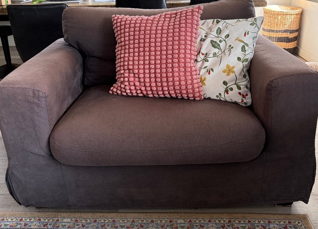 Zeer fijne Loveseat !, Huis en Inrichting, Fauteuils, Ophalen, Gebruikt, Stof, Modern (gekocht bij Rofra)