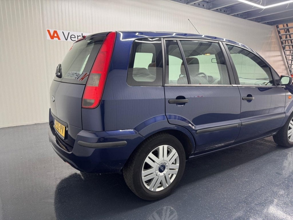 Ford Fusion 1.4-16V Luxury Automaat (bj 2003), Auto's, 15 km/l, Blauw, Bedrijf, Euro 4