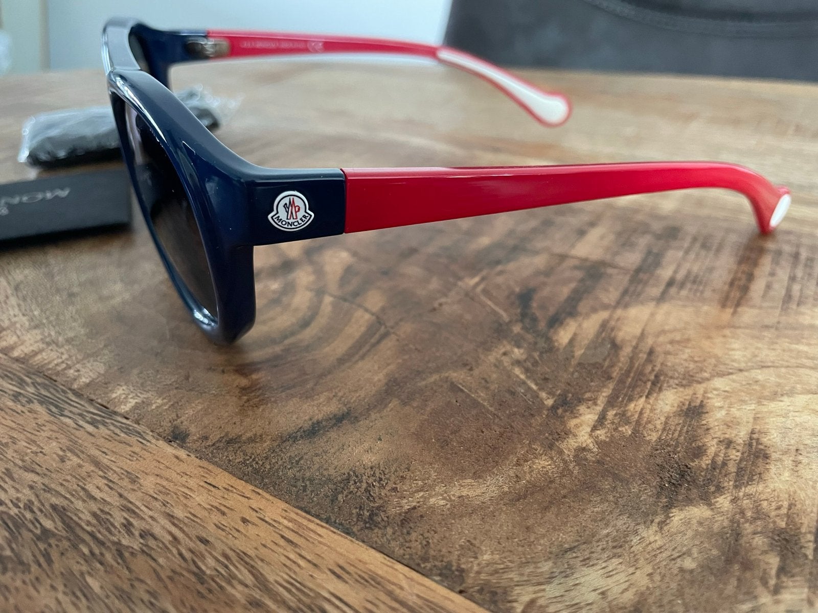 Moncler Zonnenbril Nieuw!!, Zonnebril, Blauw, Nieuw, Ophalen