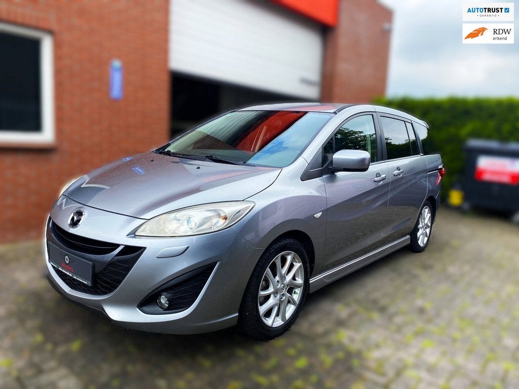 Mazda 5 2.0 GT-M Sport 155pk/ Leer/trekhaak/Xenon, Auto's, Mazda, 1998 cc, Gebruikt, Zwart, 4 cilinders