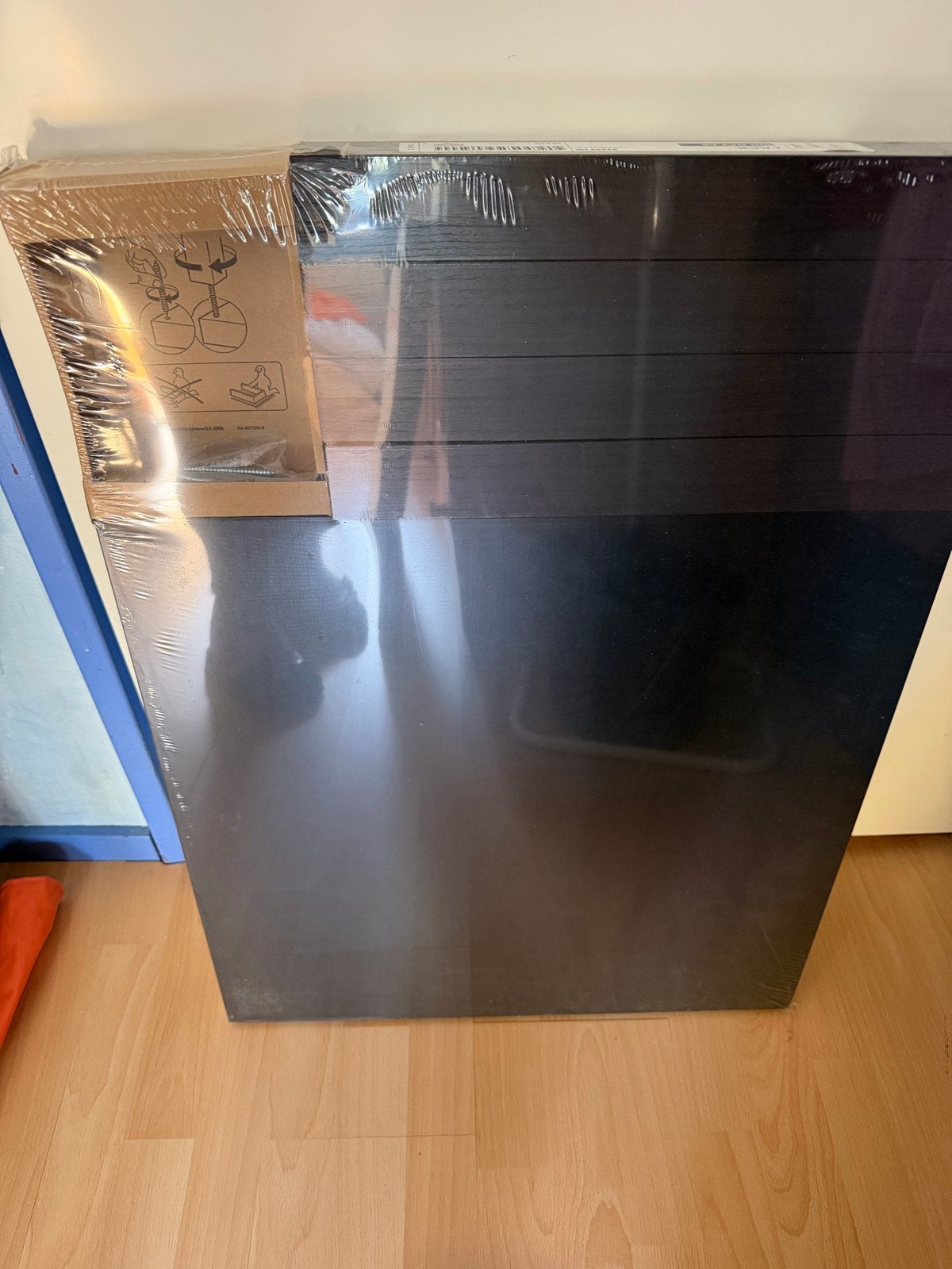 Nieuwe IKEA LACK bijzettafel - Zwart (55x55 cm), Ophalen, Minder dan 45 cm, Vierkant, Nieuw