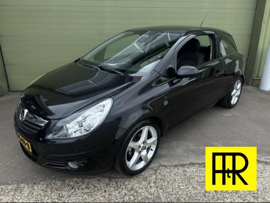 Opel CORSA 1.4 - 16V Sport APK 05-2027, Auto's, Mistlampen, Gebruikt, 4 cilinders, Zwart