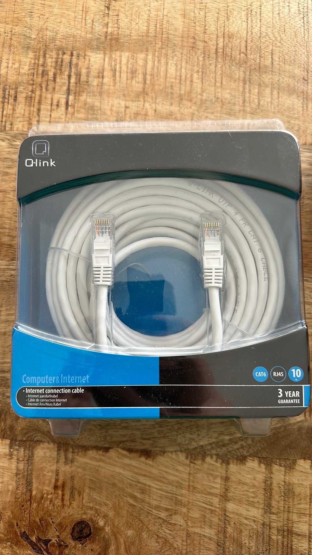 Q Link computer/internet kabel, 10m, Ophalen of Verzenden, Nieuw