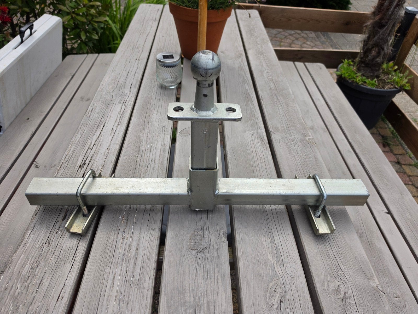 Disselkogel adapter voor fietsendrager, Auto diversen, Fietsendragers, Gebruikt, Fietsendrager-accessoire, Ophalen of Verzenden