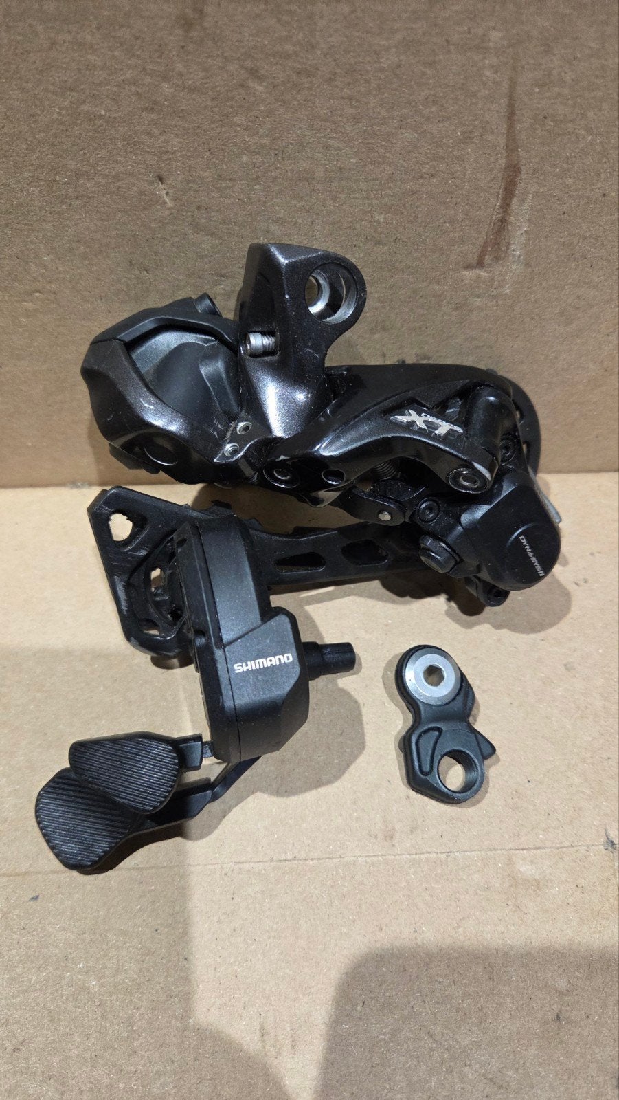 Shimano DEORE XTR Di2 Achterderailleur RD-M8050-GS 11s, Ophalen of Verzenden, Gebruikt, Carbon, Meer dan 20 versnellingen