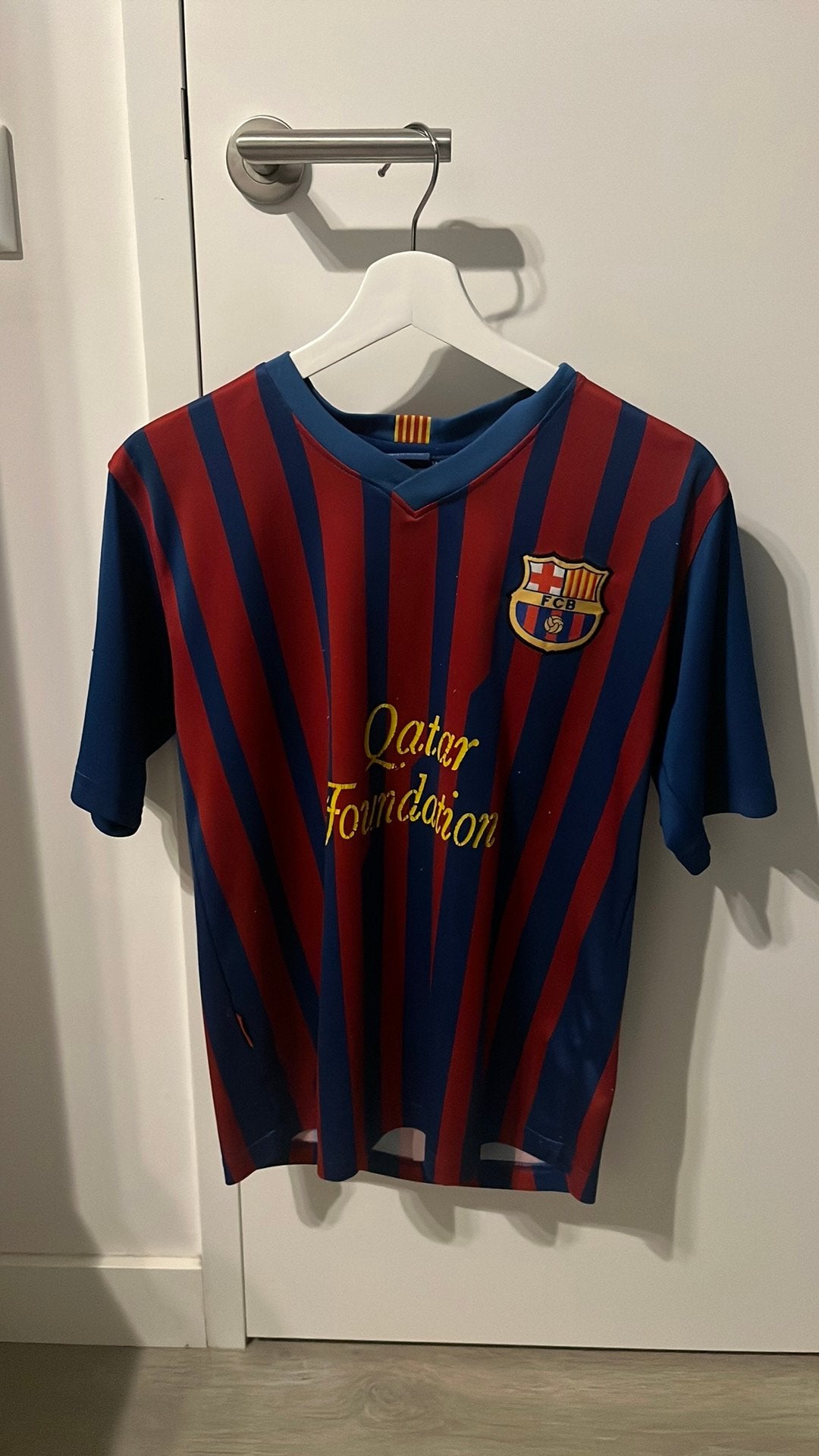 FCB Retro messi shirt 2015, Maat S, Ophalen of Verzenden, Gebruikt, Shirt