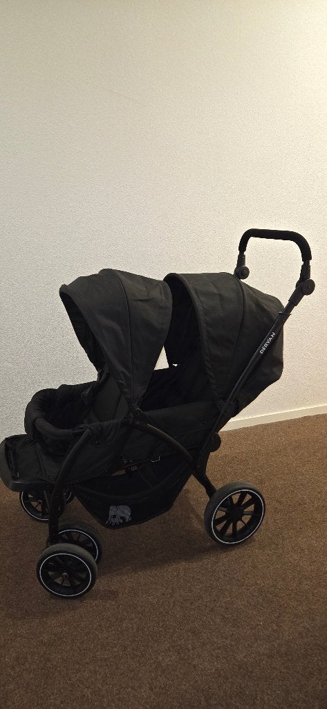 Deryan kinderwagen duo, Kinderen en Baby's, Kinderwagens en Combinaties, Gebruikt, Duowagen, Ophalen, Kinderwagen