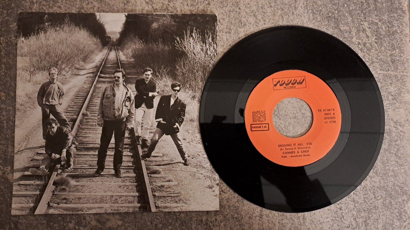 Cannes a cher  - digging it all, Gebruikt, 7 inch, Pop, Fotohoes
