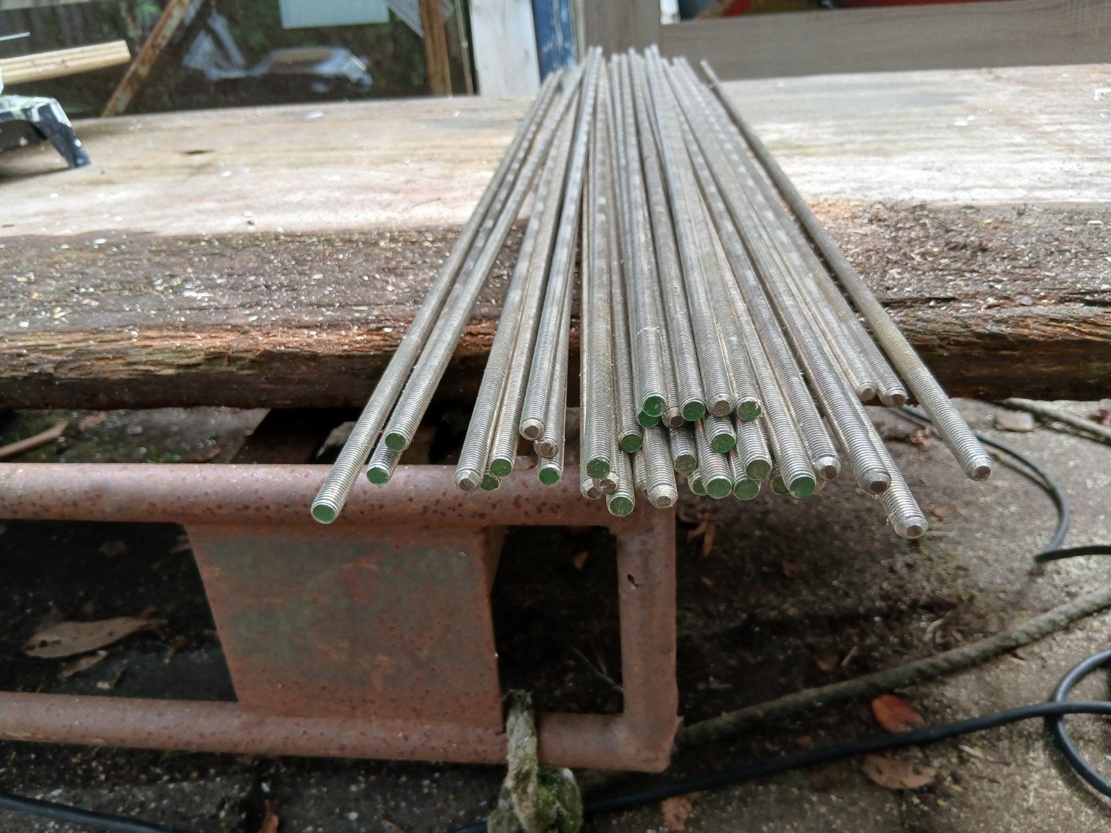 RVS Draadeinden M8 x 90 cm - 45 stuks, Ophalen, 250 mm of meer, Overige typen, Nieuw