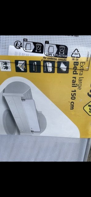 Bed rail, Ophalen, Nieuw, 140 tot 160 cm, Minder dan 70 cm