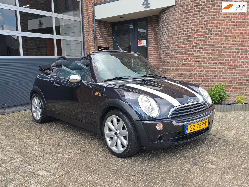 Mini Cabrio 1.6 One Cabrio |Nette Staat |Apk-Nieuw, Auto's, Mini, Bedrijf, Te koop, Cabrio, ABS, Airbags, Elektrische buitenspiegels