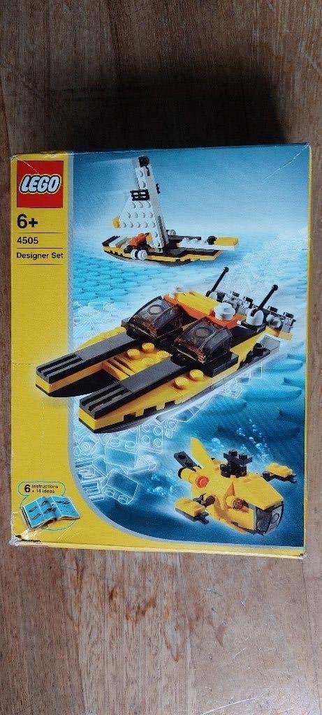 Lego 4505 Designer set met voorbeelden, Inclusief instructies, Lego, Ophalen of Verzenden, Zo goed als nieuw