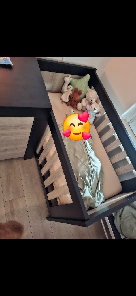 TWF Ledikant 60 x 120 cm inclusief pretura matras en molton!, Kinderen en Baby's, Kinderkamer | Bedden, Zo goed als nieuw, Minder dan 140 cm