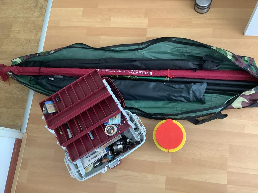 Hengelset: Mitchell Avocet Feeder & D.A.M. Multipicker, Ophalen, Gebruikt, Complete hengel