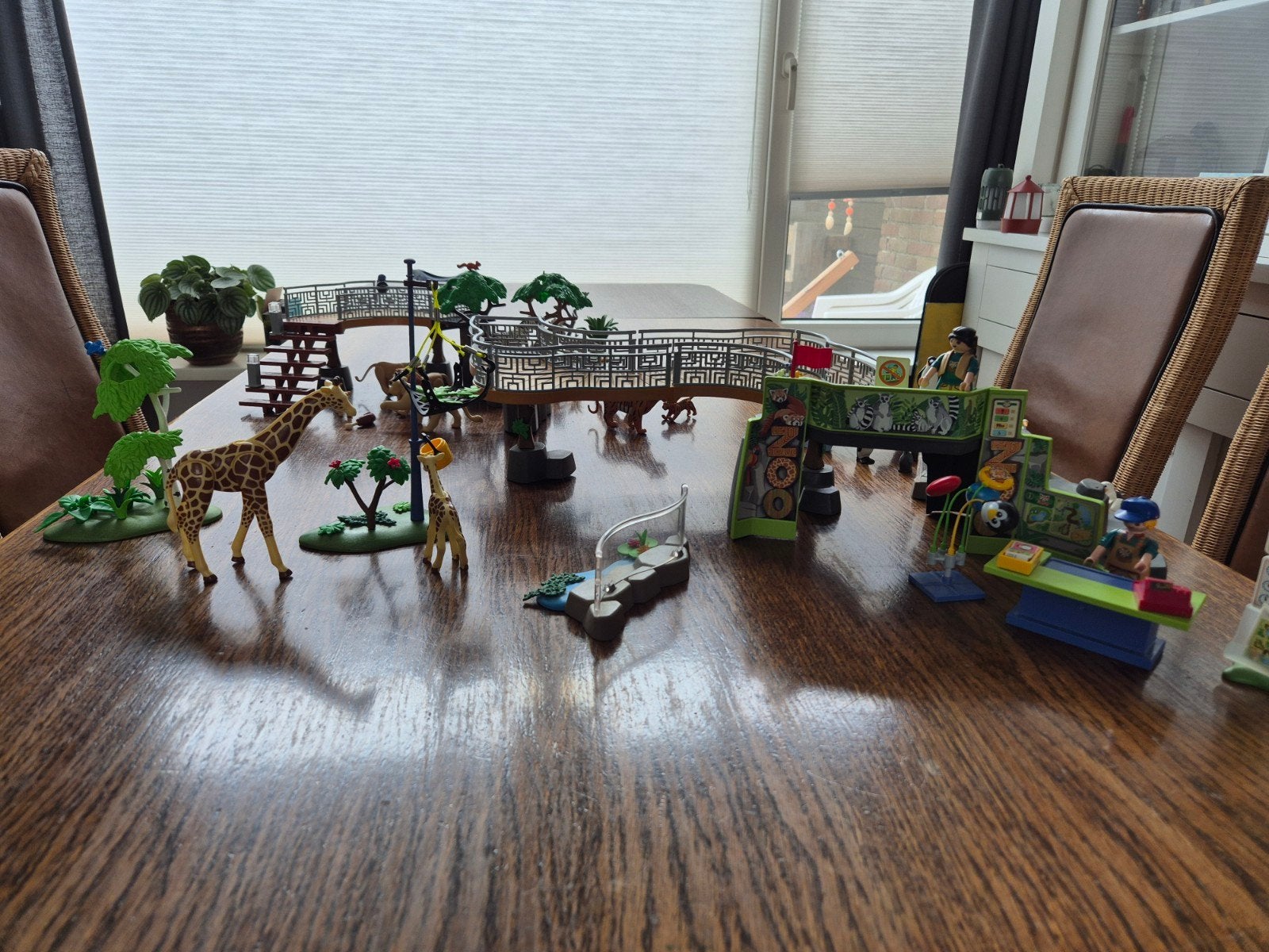 Playmobil Dierentuin met veel dieren en accessoires, Kinderen en Baby's, Speelgoed | Playmobil, Gebouw, Complete set, Zo goed als nieuw
