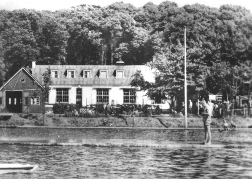947421	Naarden	Oud Valkeveen	1958	Postzegel afgeweekt, Ophalen of Verzenden, 1940 tot 1960, Gelopen, Noord-Holland