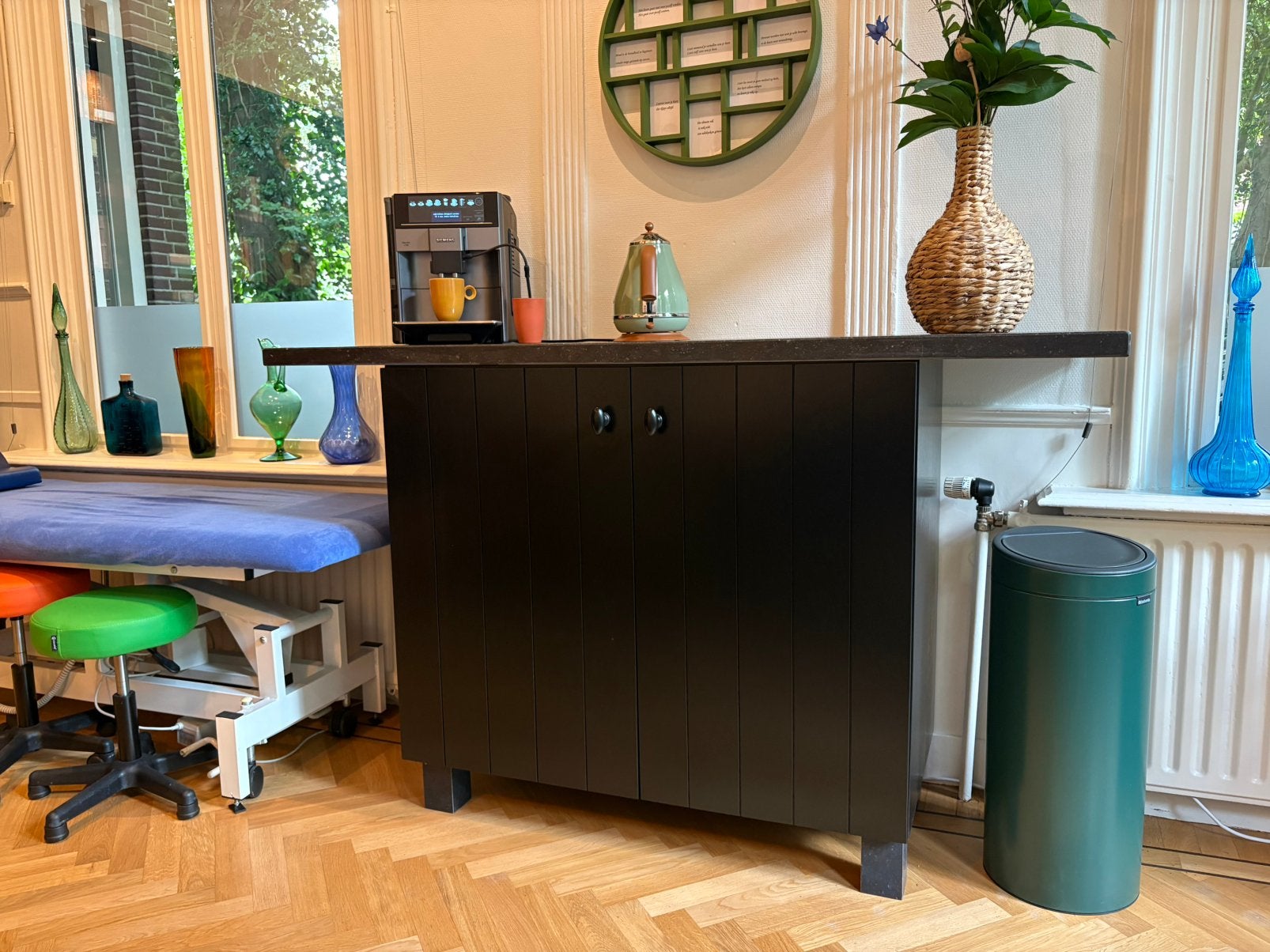 Keukenblok - coffee corner, Huis en Inrichting, Ophalen, 100 tot 150 cm, Zo goed als nieuw, 50 tot 75 cm
