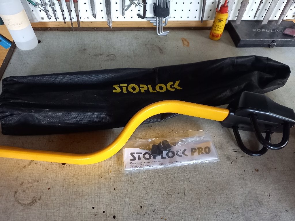 SToplock Pro Elite stuurslot auto, Ophalen, Zo goed als nieuw