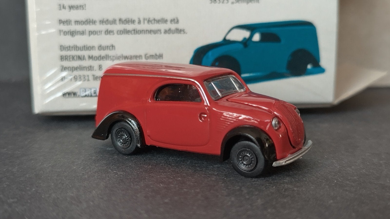 Steyr Baby Rood 1:87 Brekina Starline Pol, Auto, Verzenden, ., Nieuw