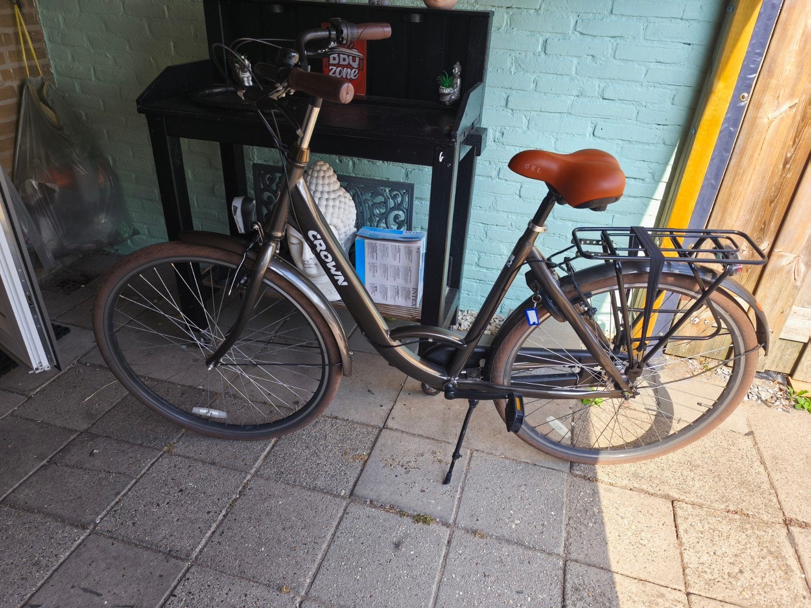 crown stadsfiets, Ophalen, Versnellingen, Zo goed als nieuw, Crown