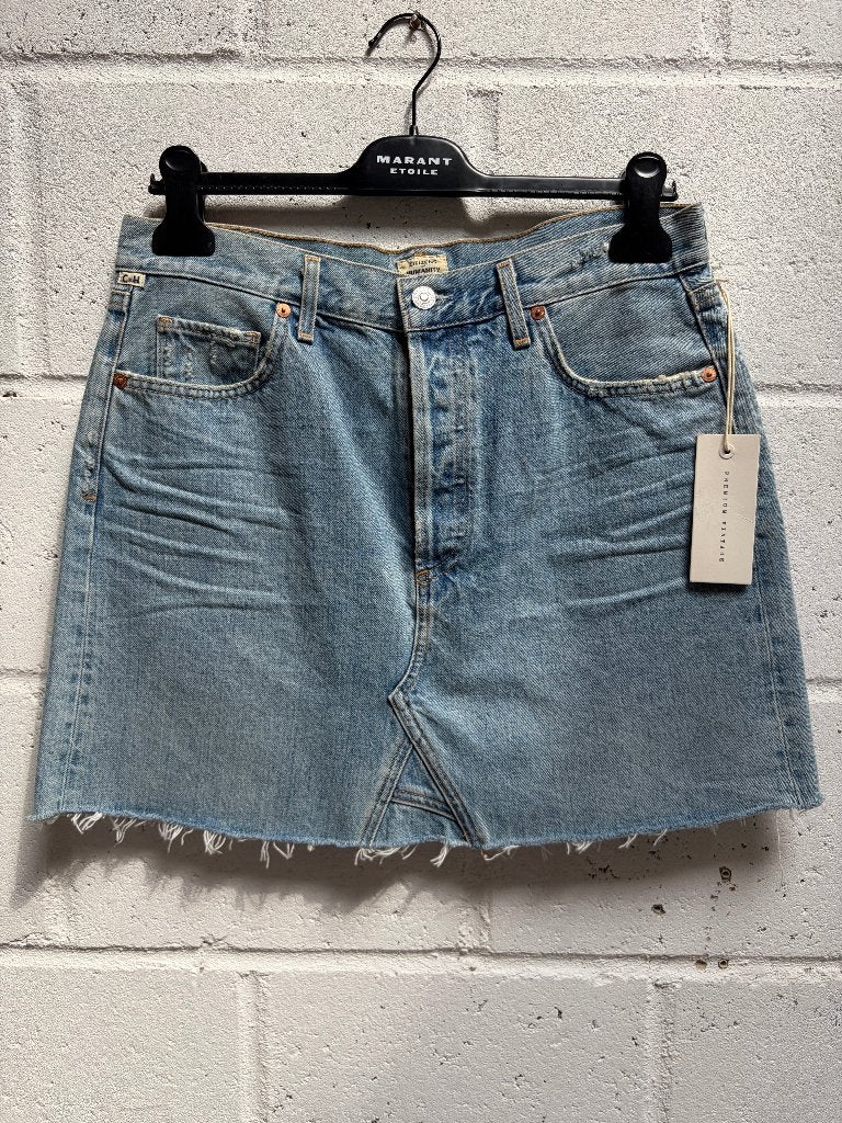 Citizens of humanity jeans rok 31 Astrid Nieuwprijs €279,95, Blauw, Maat 42/44 (L), Nieuw, Ophalen of Verzenden