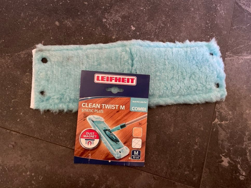 Leifheit Clean Twist M Static Plus Mophoes (33 cm), Ophalen of Verzenden, Mop of Dweil