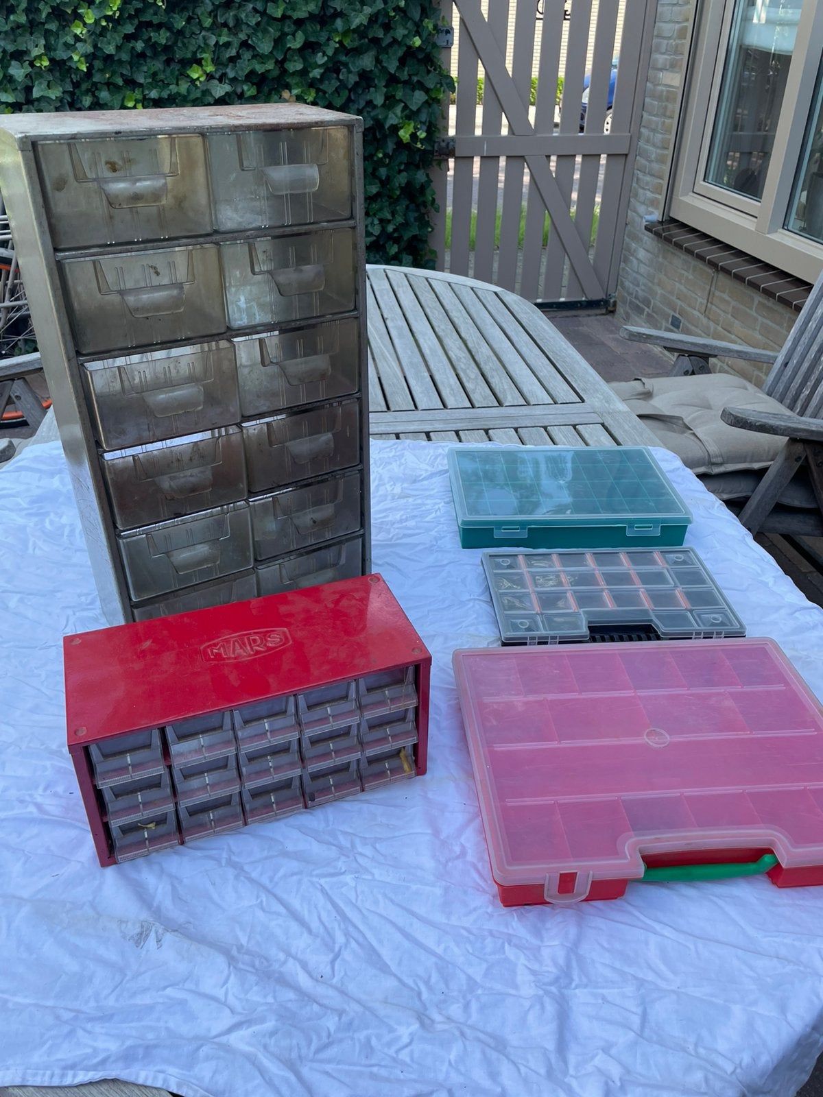 Assortiment kastjes ladenkastje schroevenkastje, Ophalen of Verzenden, Zo goed als nieuw