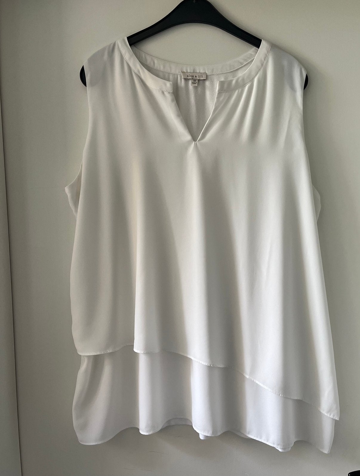 Alex & Lili, mooie witte top. Maat 48, Kleding | Dames, Wit, Maat 46/48 (XL) of groter, Ophalen of Verzenden, Zo goed als nieuw
