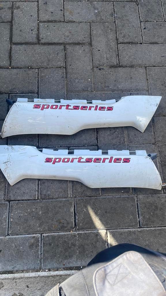Piaggio nrg power sideskirt kappen 2 delig, Ophalen of Verzenden, Piaggio, Piaggio, Piaggio