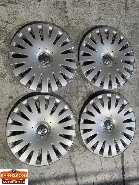 Set originele 16" wieldoppen voor Volkswagen Passat / Touran, Gebruikt, Ophalen of Verzenden