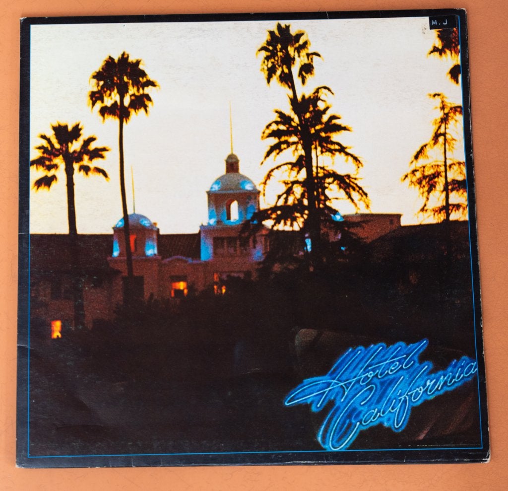 The Eagles - Hotel California (1976) LP Vinyl, Cd's en Dvd's, LP, Rock, Gebruikt, Ophalen of Verzenden