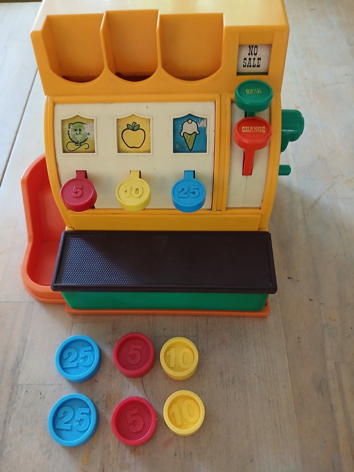 vintage fisher price kassa, Kinderen en Baby's, Speelgoed | Fisher-Price, Ophalen of Verzenden, Gebruikt, Speelset