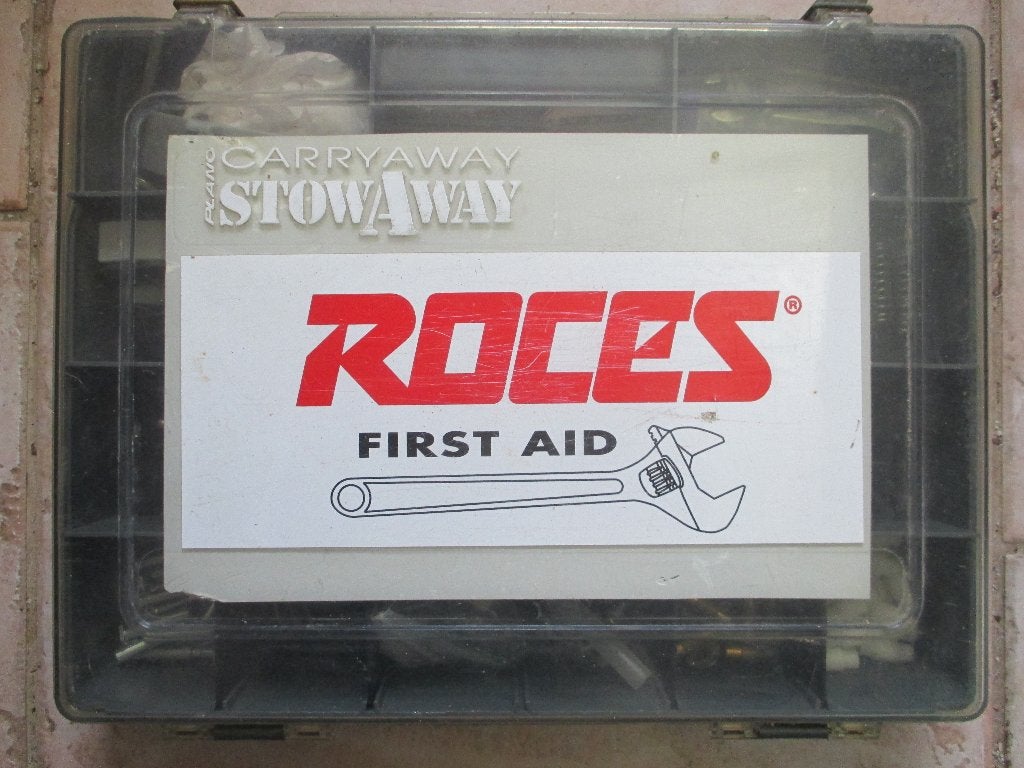 ROCES First Aid Plano Stowaway Box met reserveonderdelen, Ophalen of Verzenden, Roces
