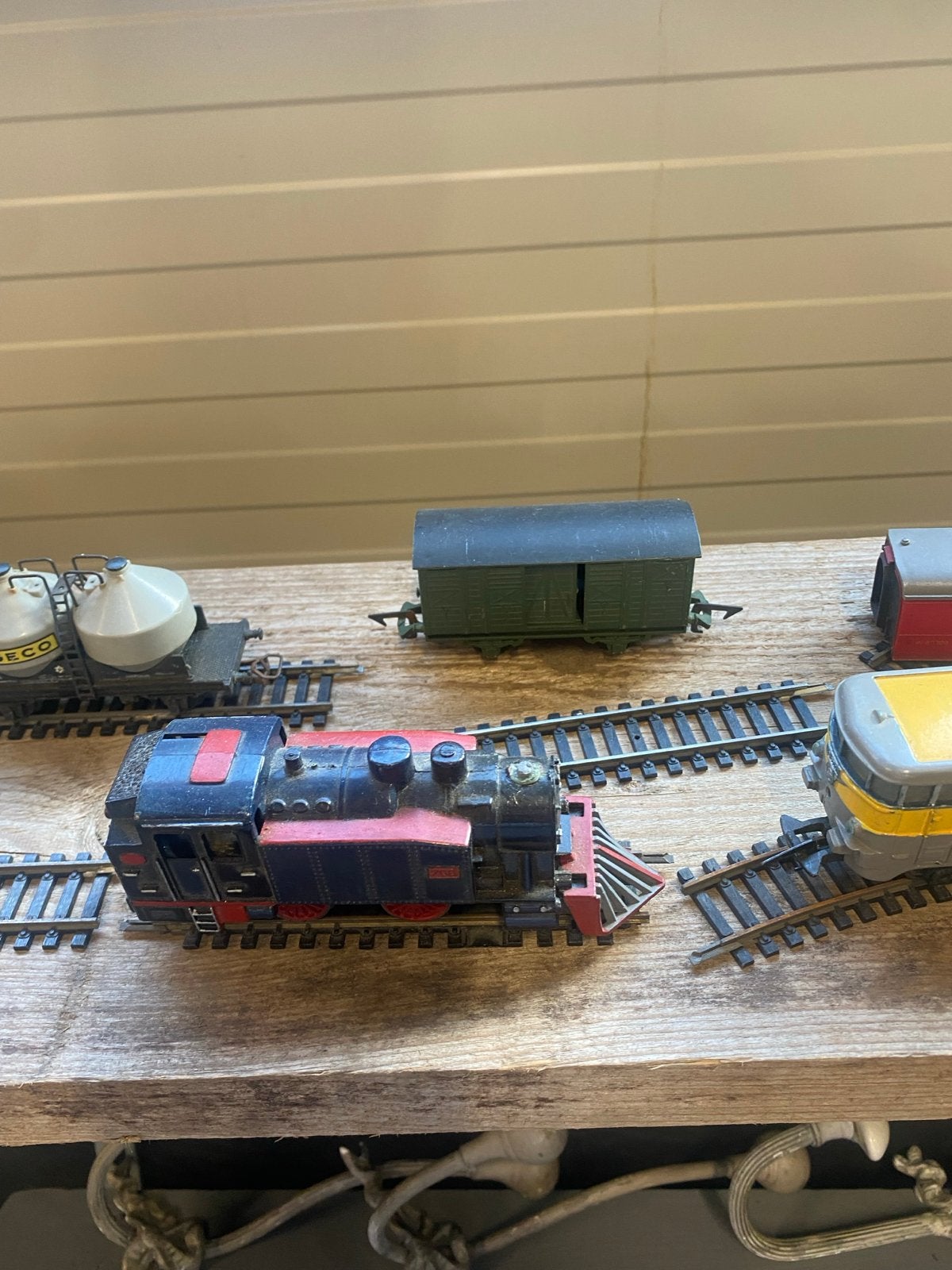 Diverse modeltreinen, rails en transformatoren, Gebruikt, Gelijkstroom of Wisselstroom, Overige typen, Ophalen