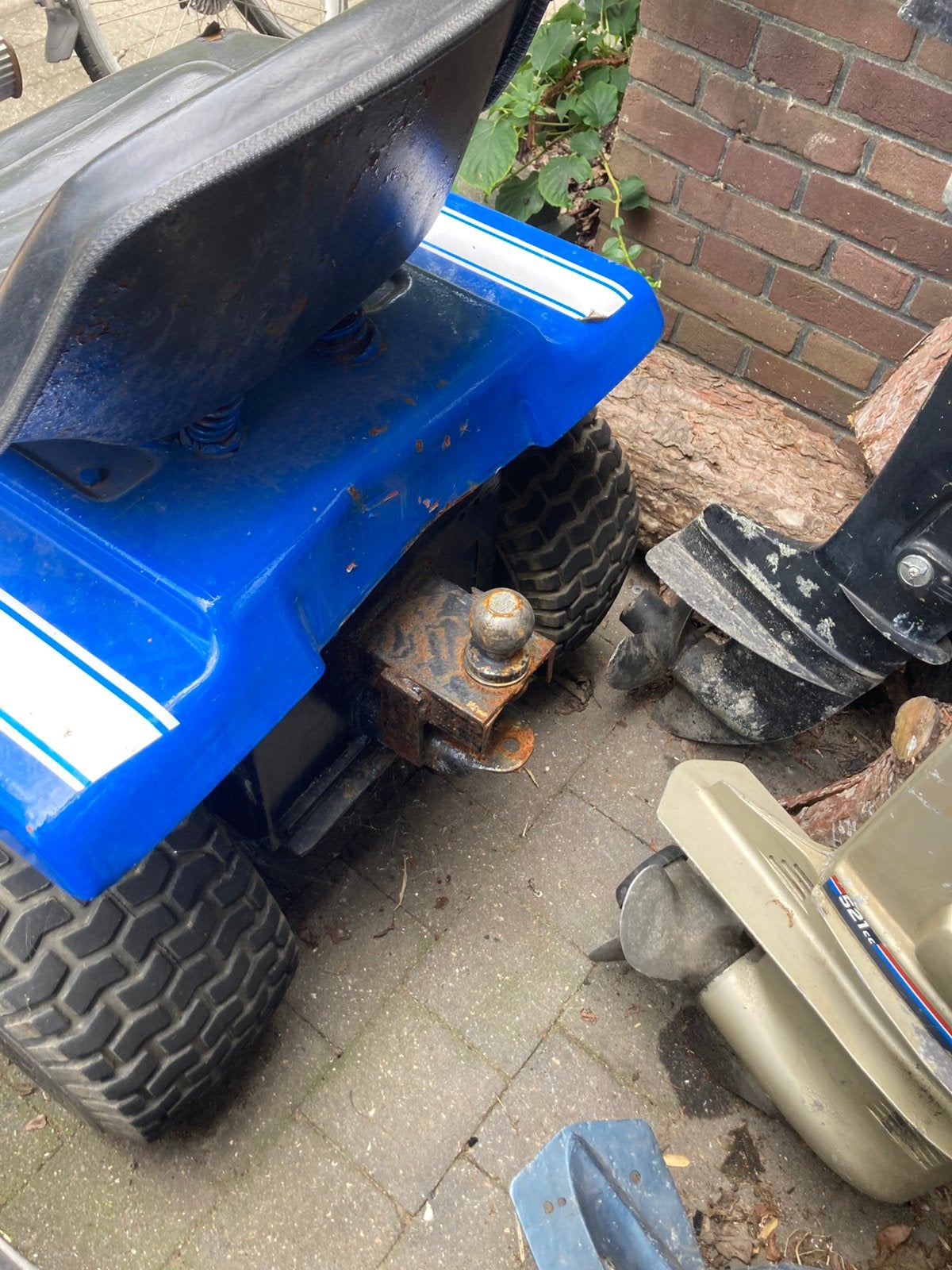 Tuin trekkertje, Ophalen, Gebruikt