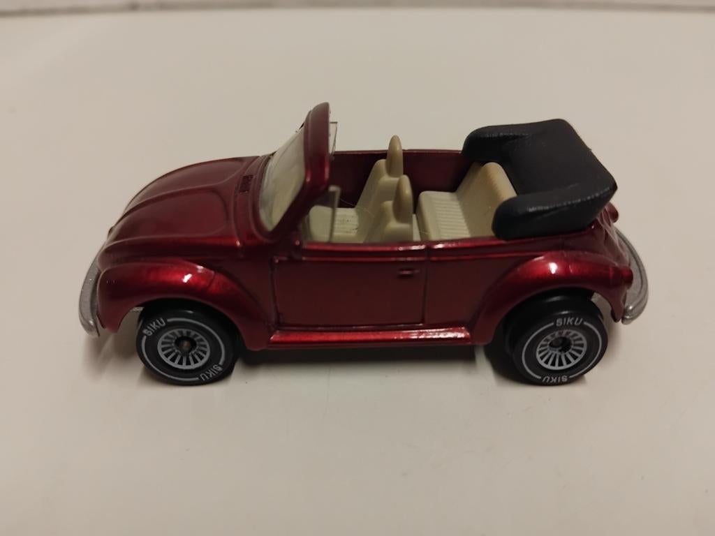 SIKU Volkswagen Kever 1303 cabriolet red 3INCH, Ophalen of Verzenden, Zo goed als nieuw, Auto