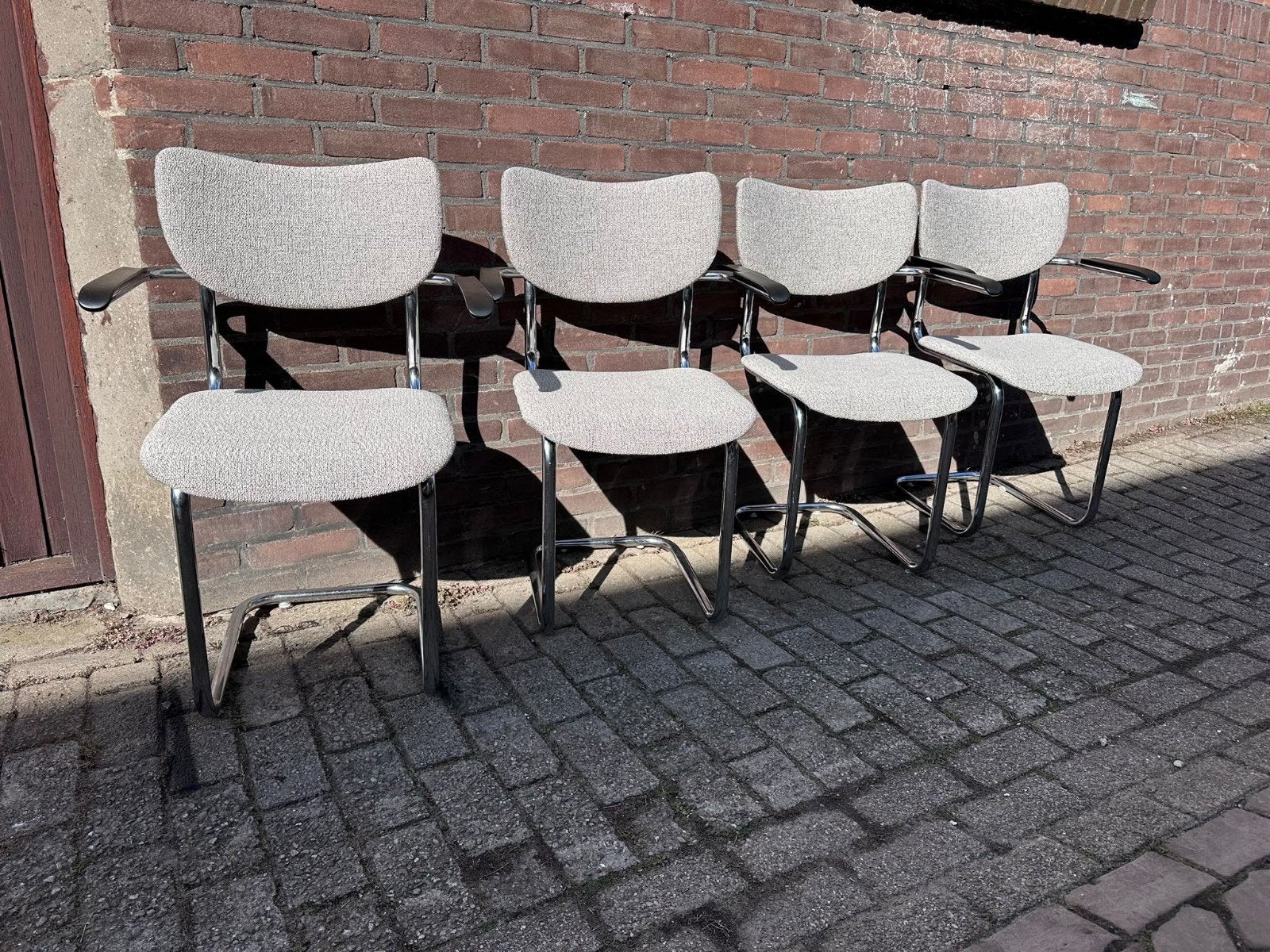 gispen stoelen, Disgn, Wit, Ophalen of Verzenden, Metaal