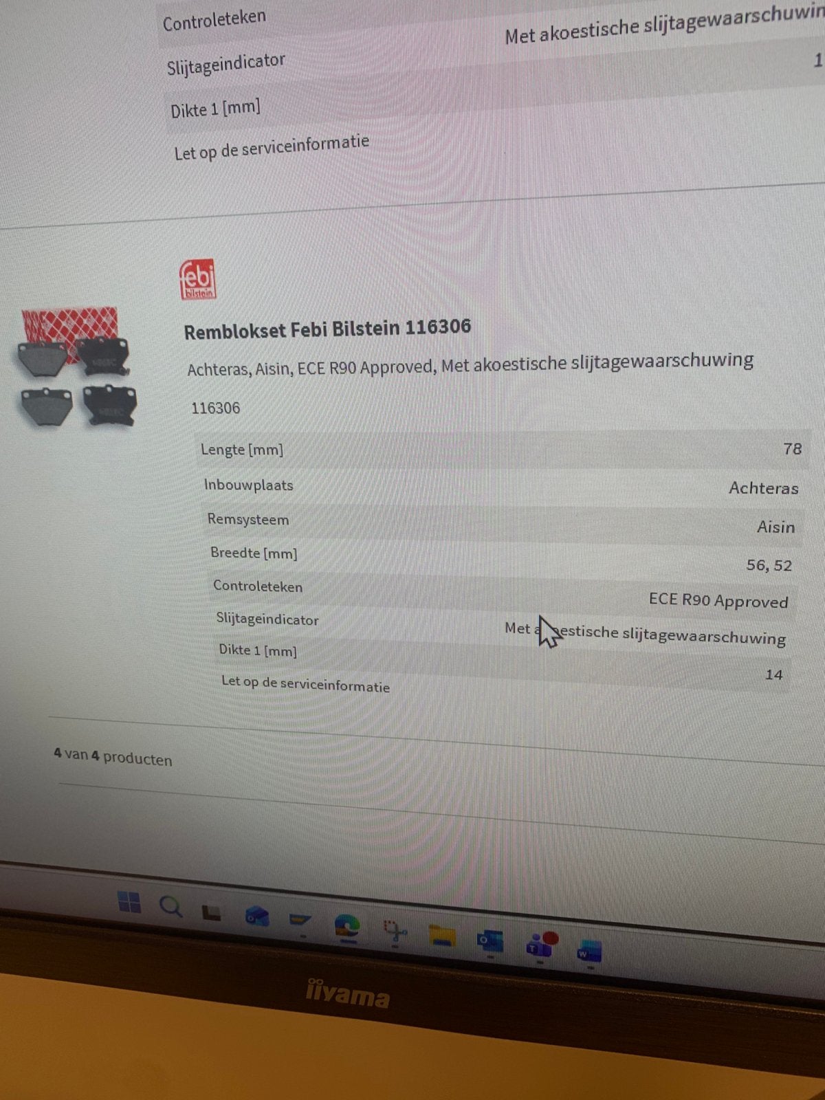 Toyota corolla & yaris achter remschijven en blokken nieuw, Ophalen of Verzenden, Nieuw, Toyota